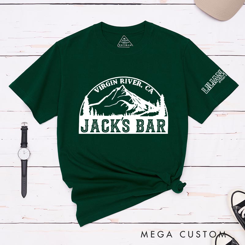 Personalized Jack's Bar Retro TV Show Classic T-Shirts Romantic TV Series Movie Tshirt