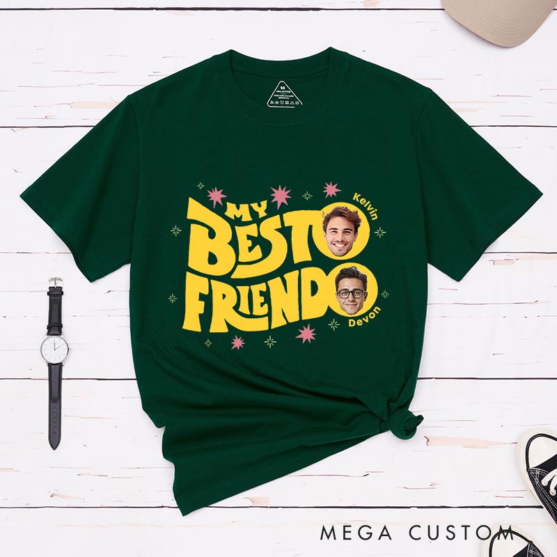 Personalized My Besto Friendo Classic T-Shirts Anime Tshirt for Anime Lovers Japanese Manga Fans for Friends and Family