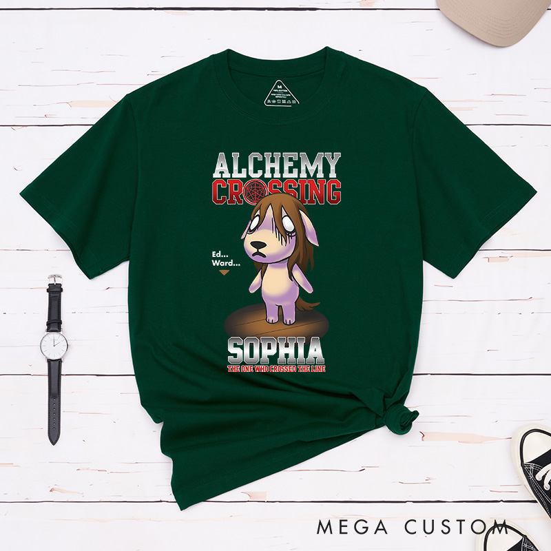 Personalized Alchemy Crossing Classic T-Shirts Video Game Tshirt Island Building Game Shirt