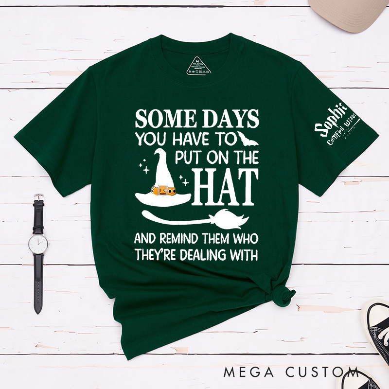 Personalized Put on the Hat Magic Movie Classic T-Shirts Magic Movie and Book Tshirt for Film Lovers Book Worms
