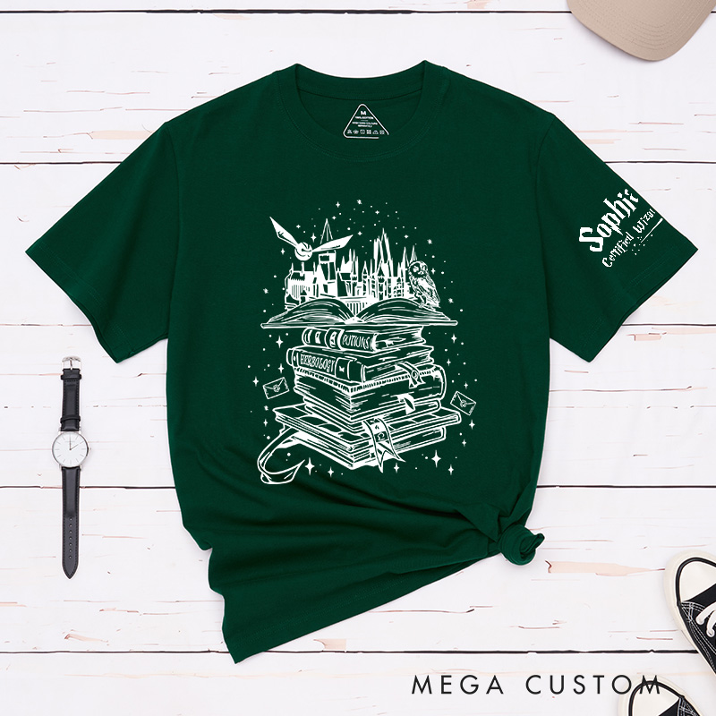 Personalized Fantasy Books Magic Movie Classic T-Shirts Magic Movie and Book Tshirt for Film Lovers Book Worms