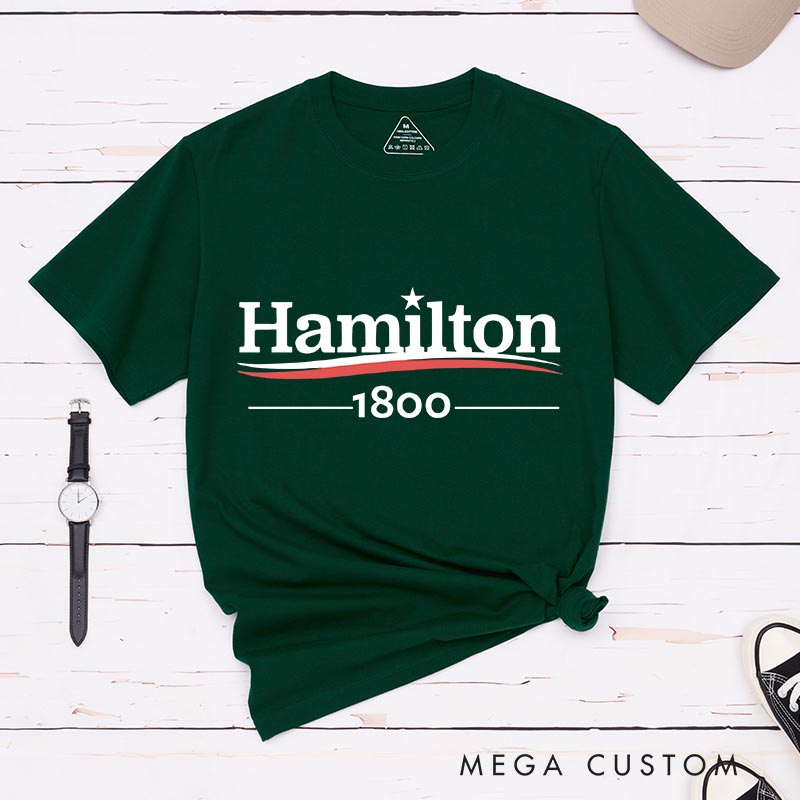 Personalized 1800 Revolution Classic T-Shirts for Musical Lover Tshirt Musical Fan Independence Day
