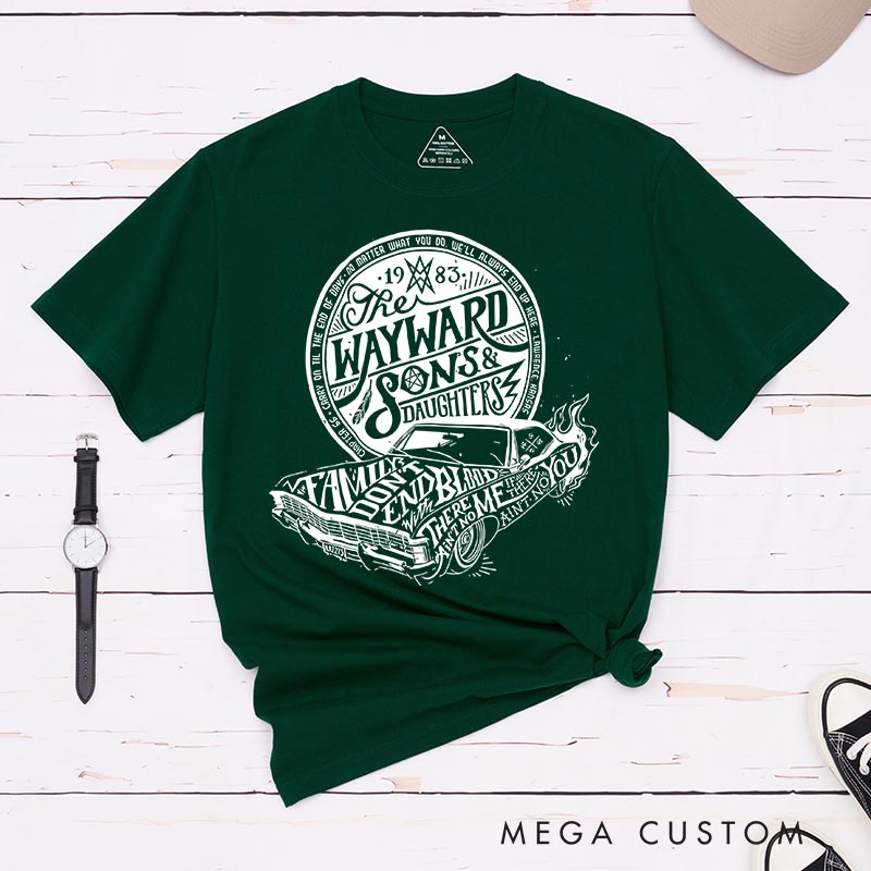 Personalized the Wayward Sons TV Show Classic T-Shirts Winchester Ghost Hunter TV Series Movie Tshirt