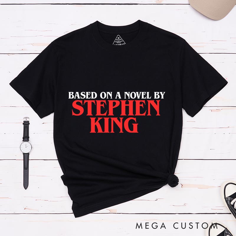 Personalized Based on a Novel by S Classic T-Shirts Horror Halloween Tshirt for Movie Book Lovers