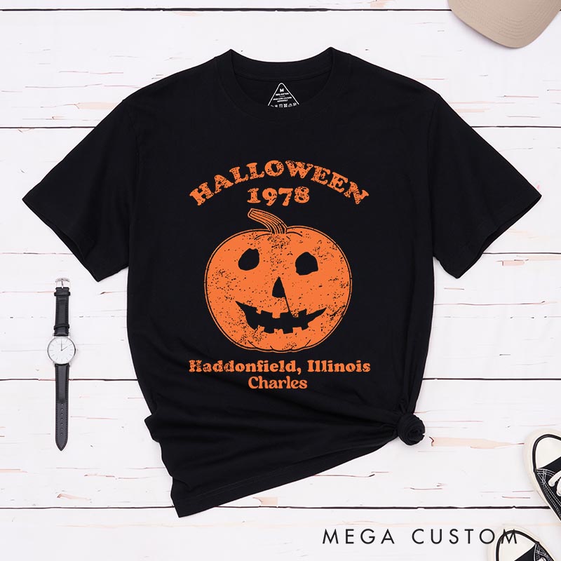 Personalized Vintage Halloween Classic T-Shirts Horror Movie Tshirt 80s Horror Movie Shirt
