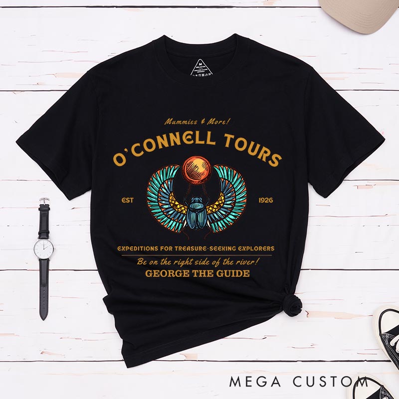 Personalized O'Connel Tours Classic T-Shirts Horror Movie Tshirt 80s Horror Movie Shirt