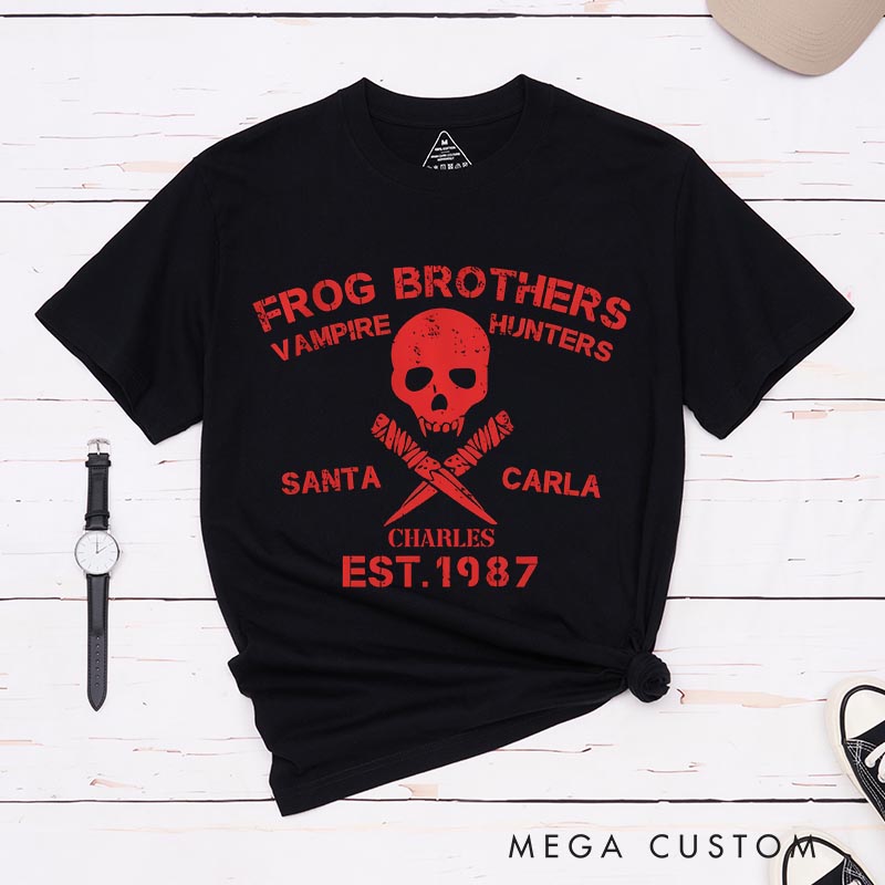 Personalized Vintage Frog Brothers Movie Classic T-Shirts Retro Halloween Film Fan Tshirt