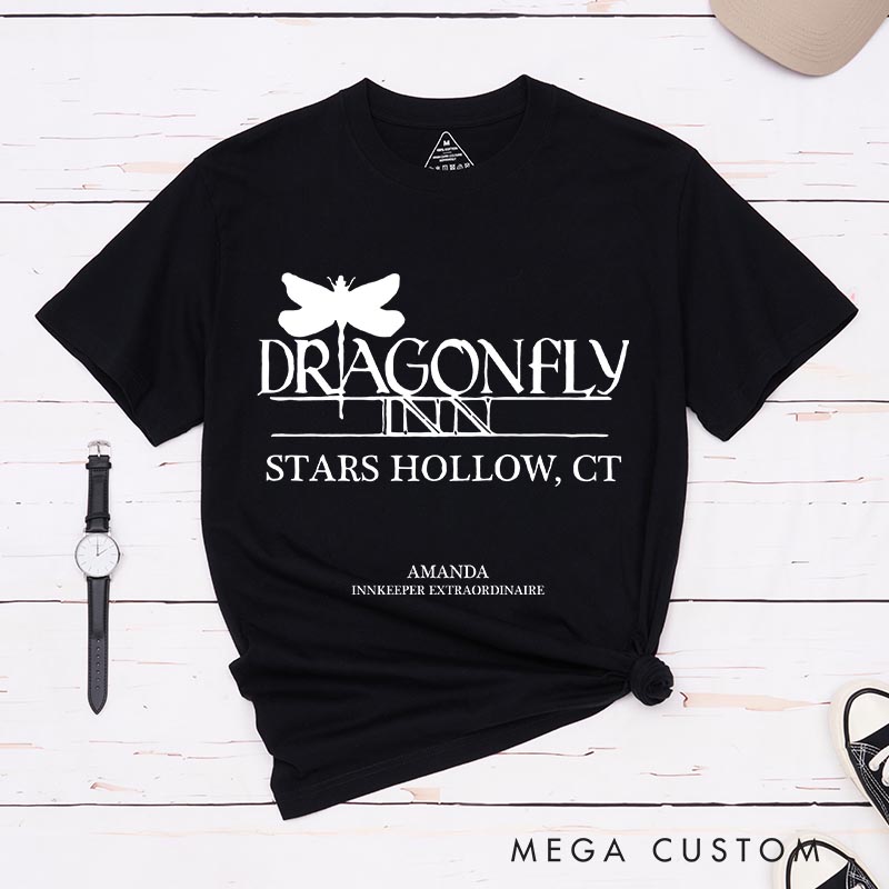 Personalized Dragonfly Lover Classic T-Shirts Movie Tshirt BFF Shirt Shirt for Her