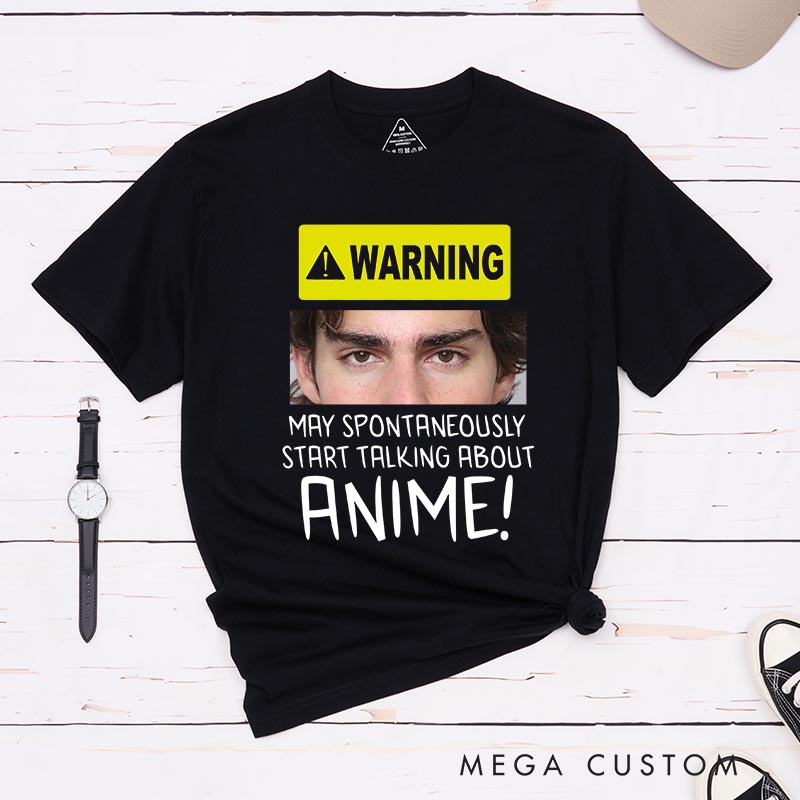 Personalized Start Talking About Anime Classic T-Shirts Nerdy Japanese Manga Comic Tshirt for Anime Lovers