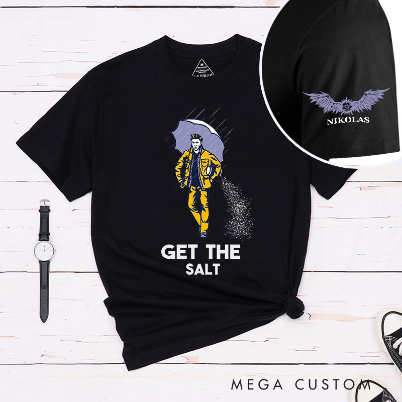 Personalized Winchester Get the Salt TV Show Classic T-Shirts Ghost Hunter TV Series Movie Tshirt