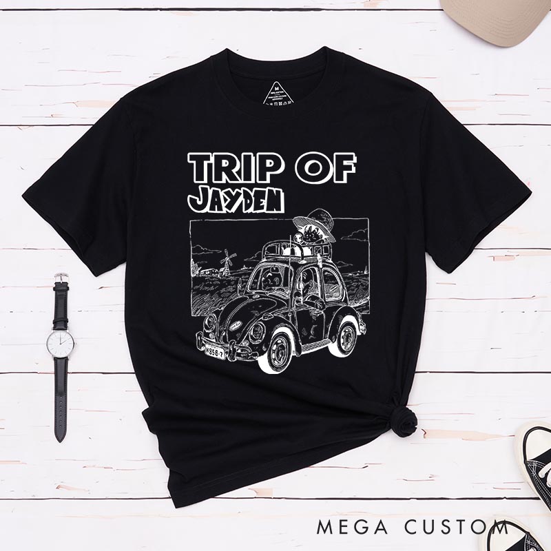 Personalized Anime Travel Classic T-Shirts Japanese Manga Tshirt Comic Shirt for Anime Lovers