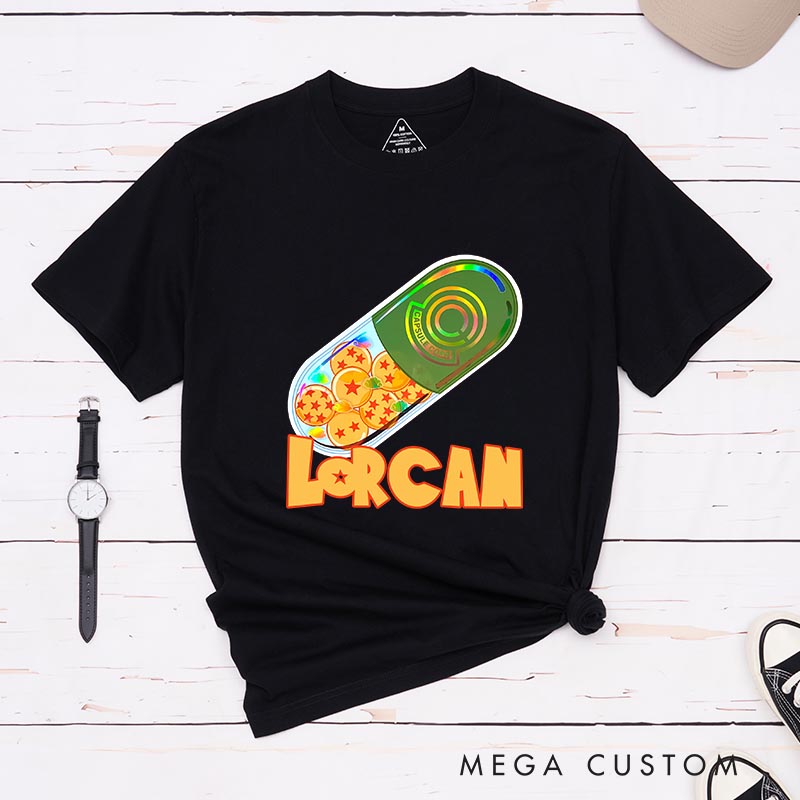 Personalized Dragon Capsule Anime Classic T-Shirts Japanese Manga Comic Tshirt for Anime Lovers