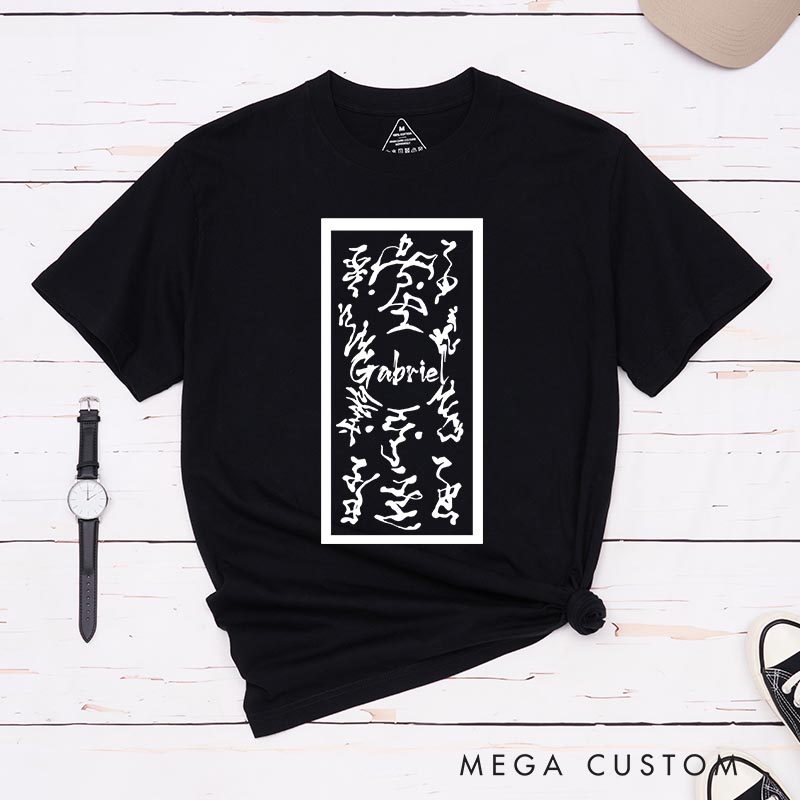 Personalized Anime Ninja Explosive Tag Classic T-Shirts Japanese Manga Tshirt Comic Shirt for Anime Lovers