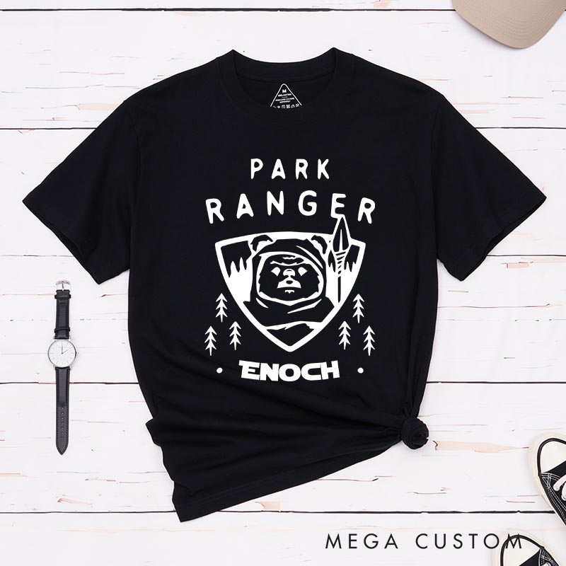 Personalized Park Ranger Galaxy Classic T-Shirts Geek Tshirt for Movie Lovers