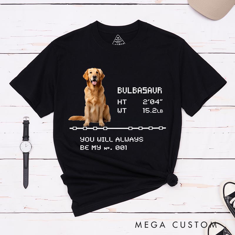 Personalized You are No.1 Classic T-Shirts for Dog Mom Dog Dad Gamers Anime Lovers Gaming Shirt Pet Lovers