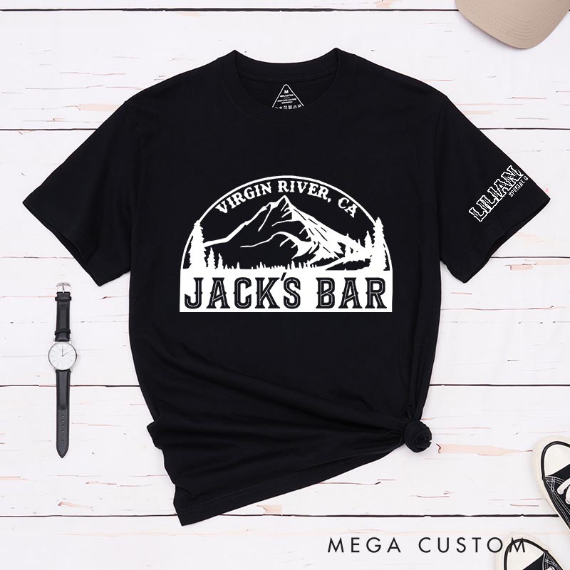 Personalized Jack's Bar Retro TV Show Classic T-Shirts Romantic TV Series Movie Tshirt