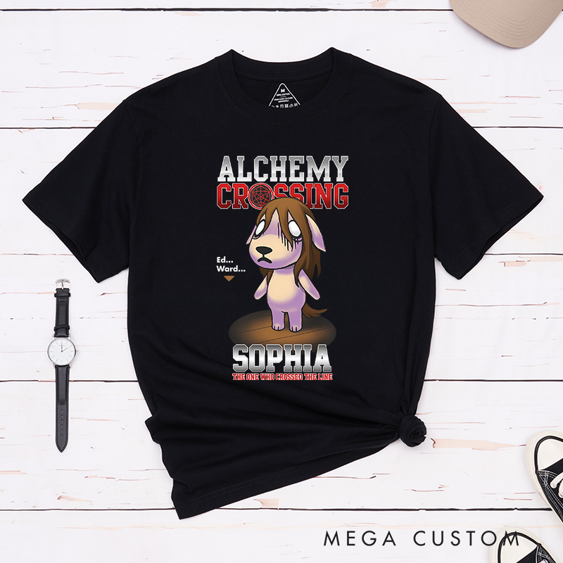 Personalized Alchemy Crossing Classic T-Shirts Video Game Tshirt Island Building Game Shirt