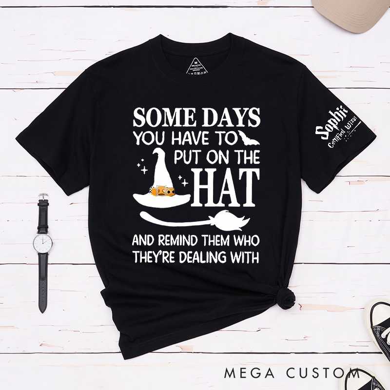 Personalized Put on the Hat Magic Movie Classic T-Shirts Magic Movie and Book Tshirt for Film Lovers Book Worms