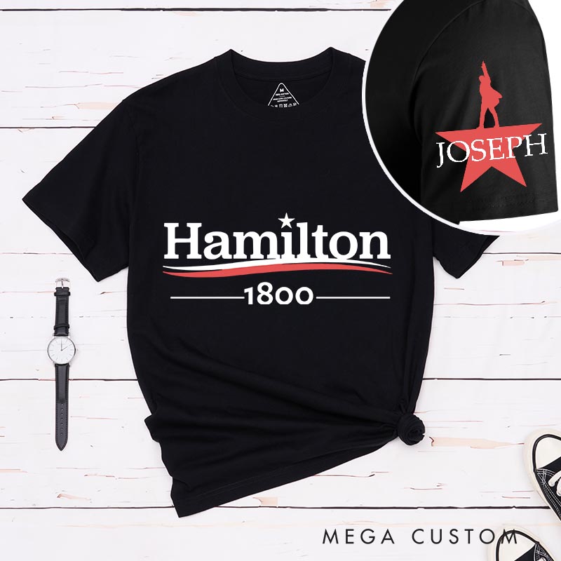 Personalized 1800 Revolution Classic T-Shirts for Musical Lover Tshirt Musical Fan Independence Day