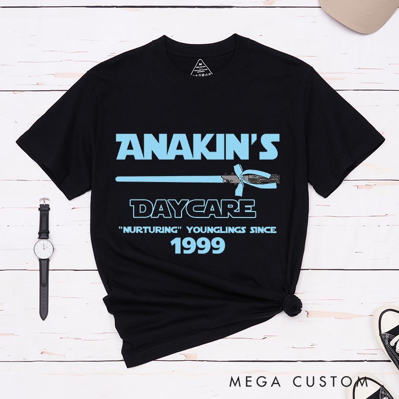 Personalized Day Care Classic T-Shirts Funny Geek Tshirt for Movie Lovers Birthday Gift