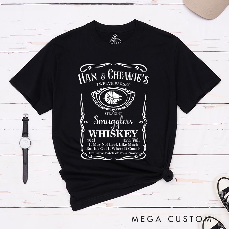 Personalized Smuggler Whiskey Classic T-Shirts Funny Geek Tshirt for Movie Lovers