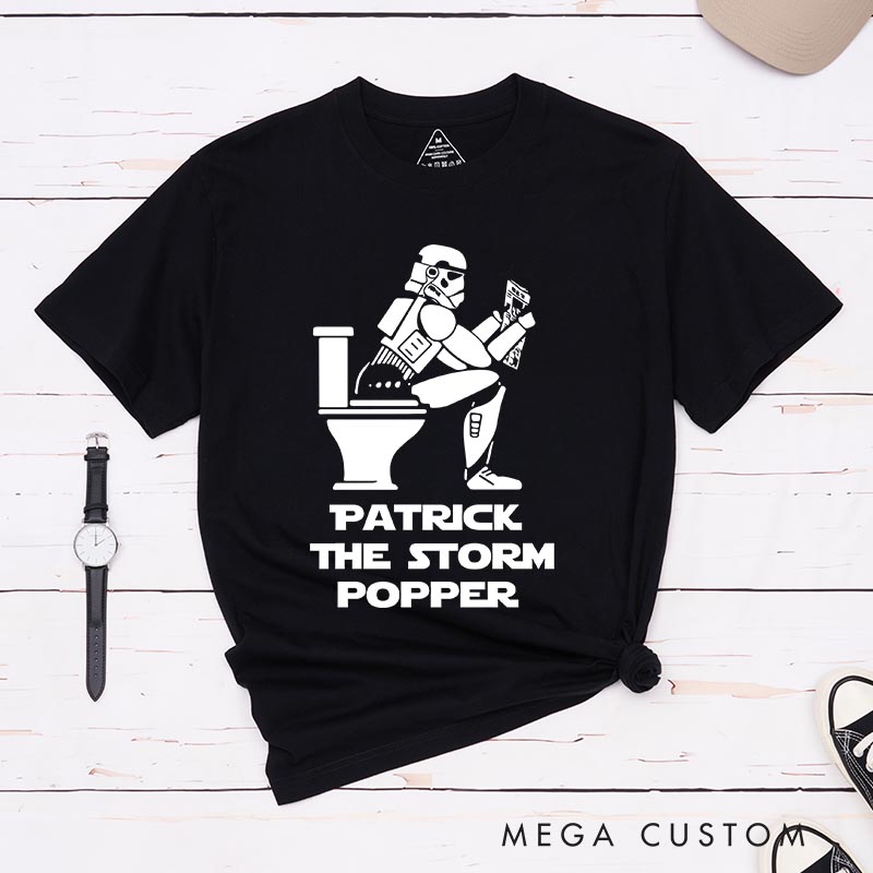 Personalized the Storm Popper Classic T-Shirts Funny Geek Tshirt for Movie Lovers