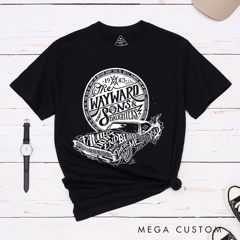 Personalized the Wayward Sons TV Show Classic T-Shirts Winchester Ghost Hunter TV Series Movie Tshirt