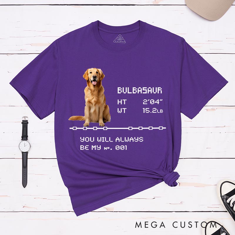 Personalized You are No.1 Classic T-Shirts for Dog Mom Dog Dad Gamers Anime Lovers Gaming Shirt Pet Lovers