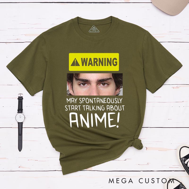 Personalized Start Talking About Anime Classic T-Shirts Nerdy Japanese Manga Comic Tshirt for Anime Lovers