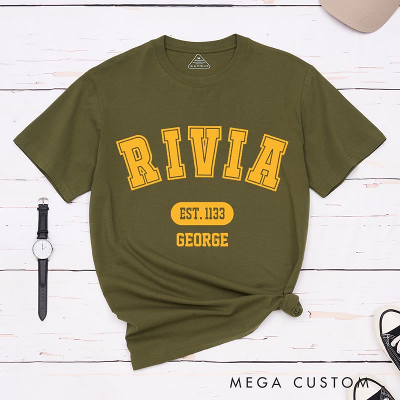 Personalized Rivia University Witcher Classic T-Shirts Video Game Tshirt Geek Gaming Nerd Shirt