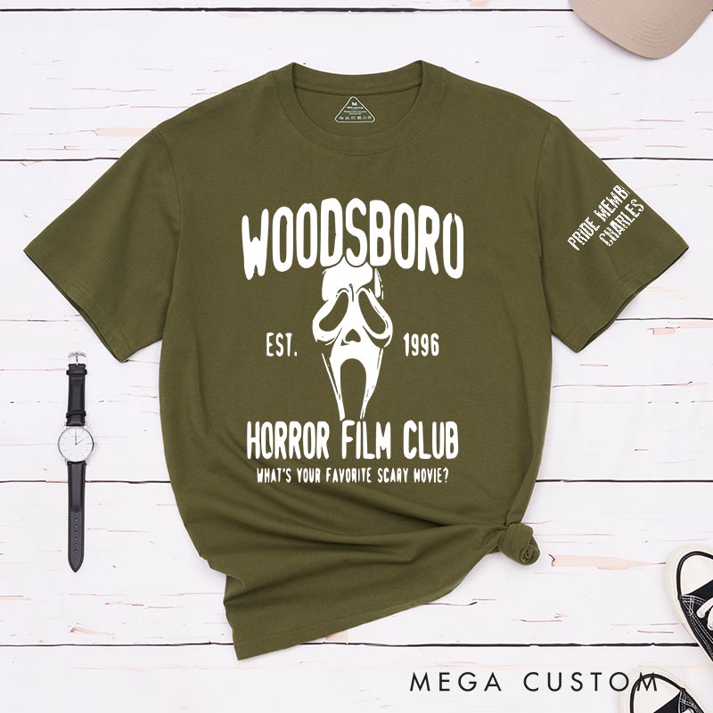 Personalized Horror Film Club Classic T-Shirts Horror Movie Tshirt Vintage Horror Movie Shirt