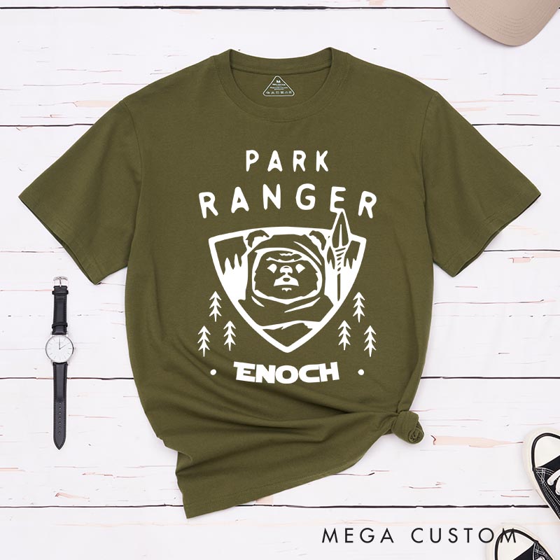 Personalized Park Ranger Galaxy Classic T-Shirts Geek Tshirt for Movie Lovers