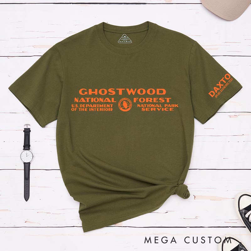 Personalized Ghostwood Park Movie Classic T-Shirts Horror TV Show Tshirt Horror TV Series Shirt