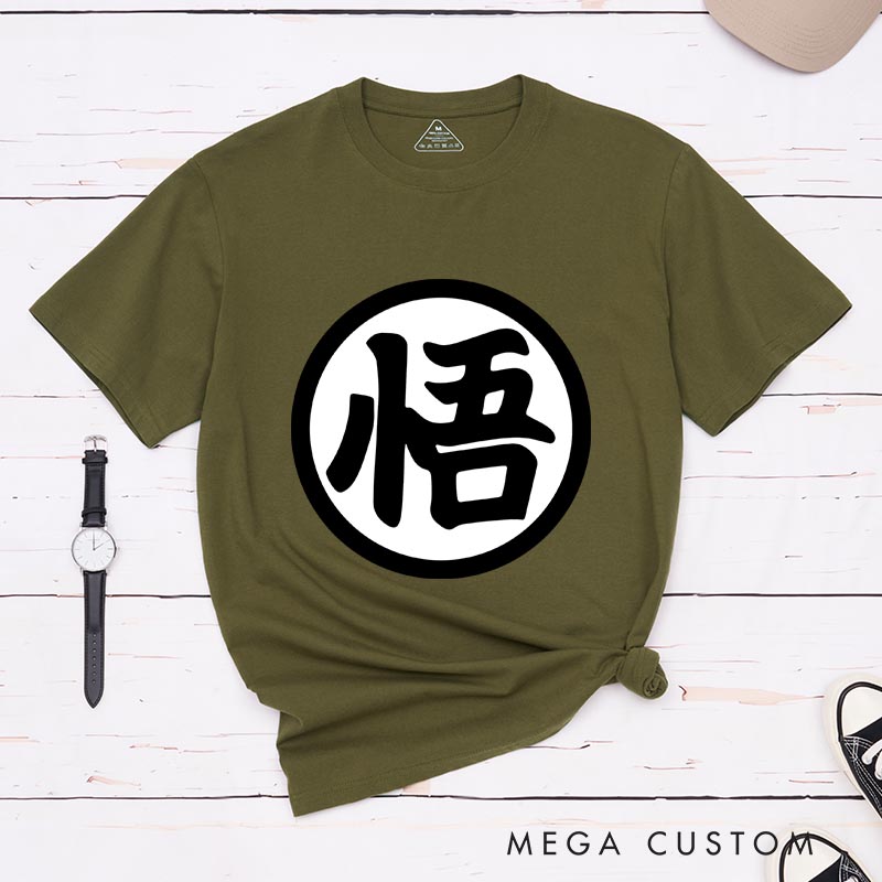 Personalized Retro Anime Sign Classic T-Shirts Japanese Manga Comic Tshirt for Anime Lovers