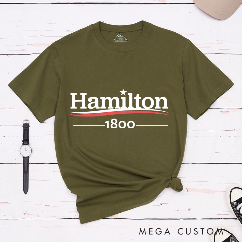 Personalized 1800 Revolution Classic T-Shirts for Musical Lover Tshirt Musical Fan Independence Day