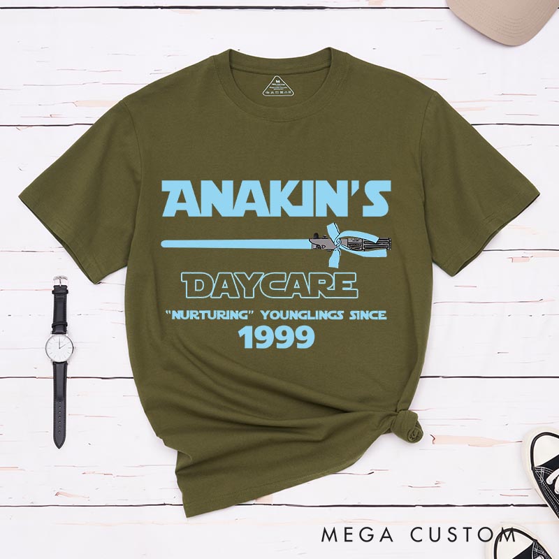 Personalized Day Care Classic T-Shirts Funny Geek Tshirt for Movie Lovers Birthday Gift