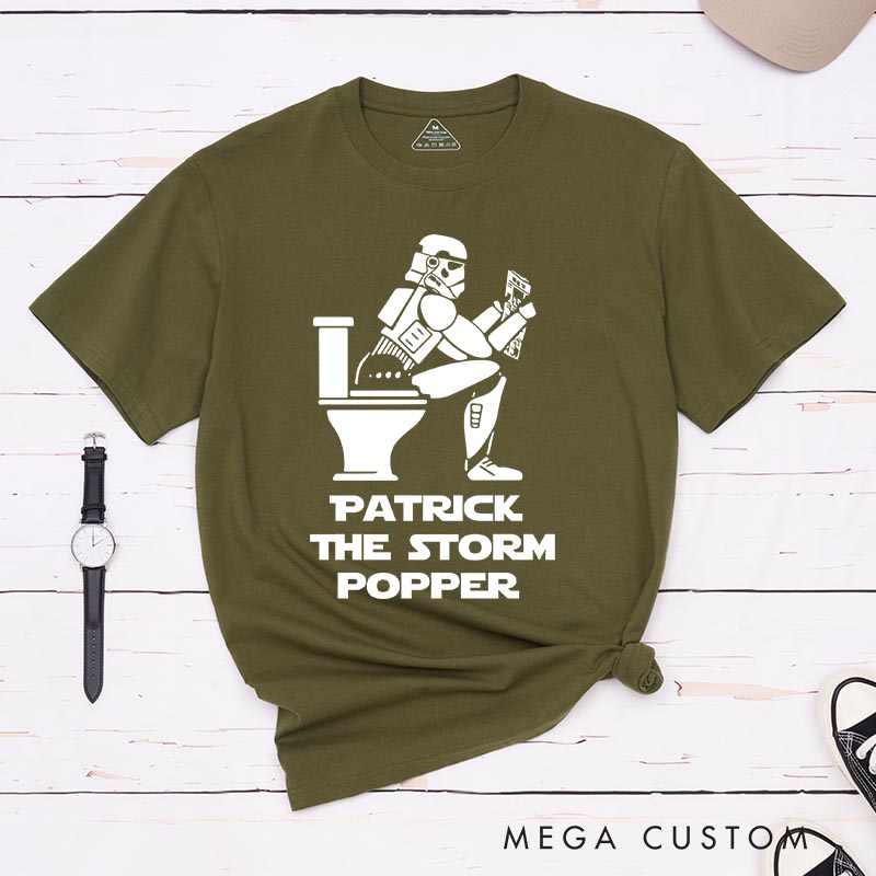 Personalized the Storm Popper Classic T-Shirts Funny Geek Tshirt for Movie Lovers