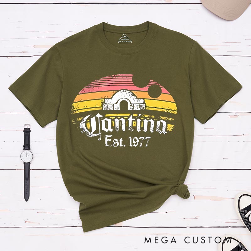 Personalized Galaxy Cantina Classic T-Shirts Funny Geek Tshirt for Movie Lovers