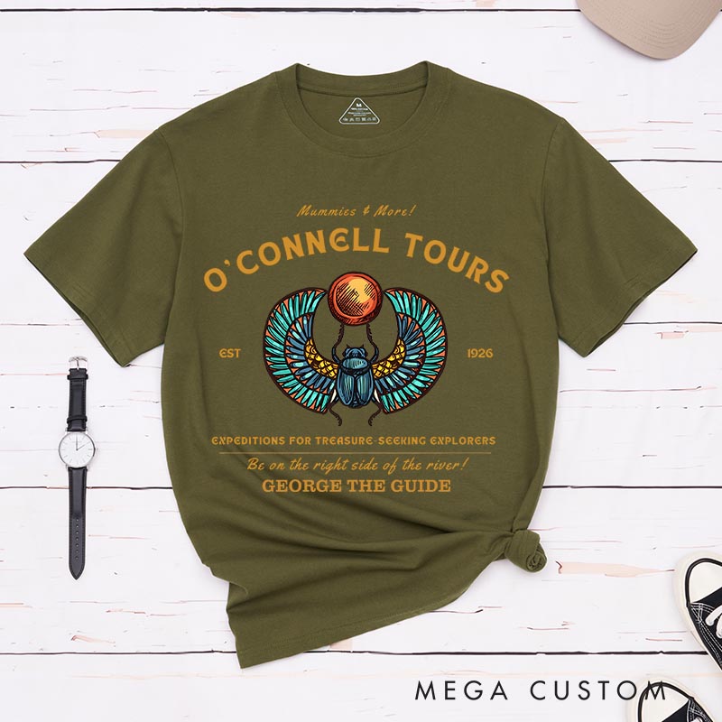 Personalized O'Connel Tours Classic T-Shirts Horror Movie Tshirt 80s Horror Movie Shirt