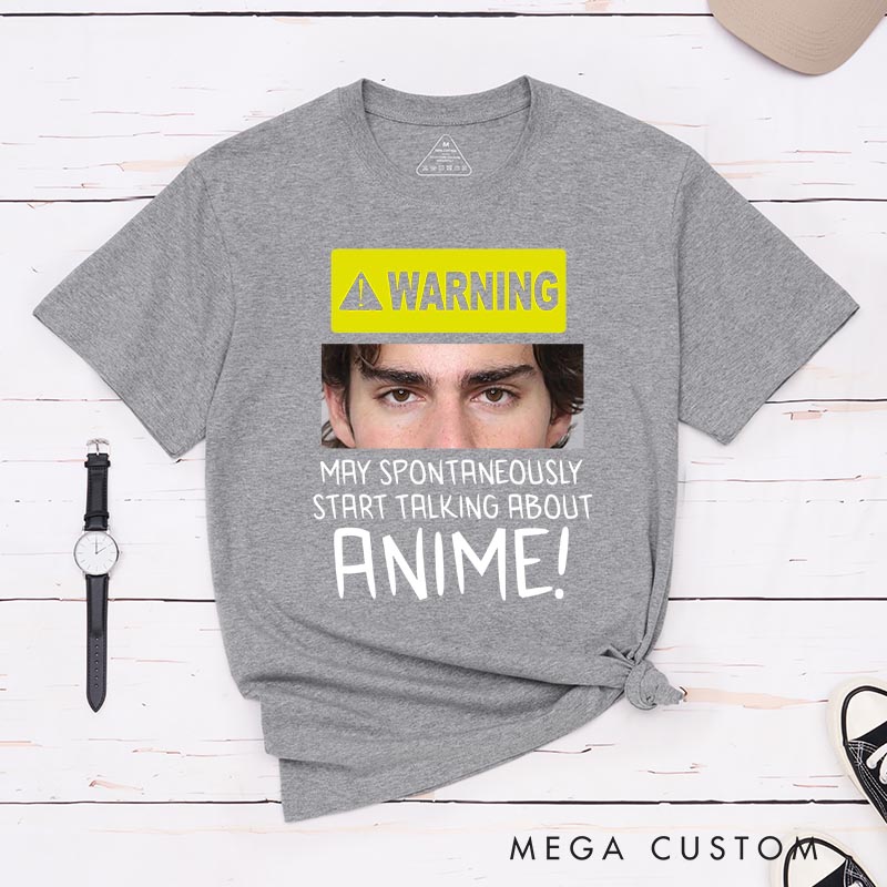 Personalized Start Talking About Anime Classic T-Shirts Nerdy Japanese Manga Comic Tshirt for Anime Lovers