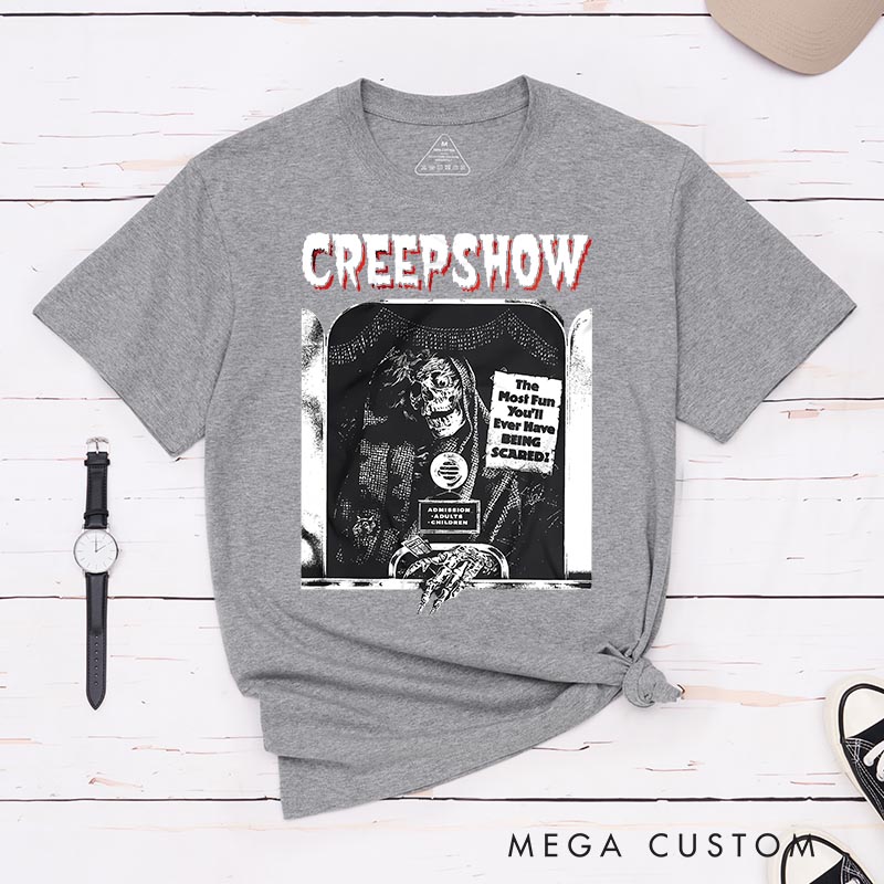 Personalized Creepy Show Classic T-Shirts Horror Movie Tshirt 80s Horror Movie Shirt