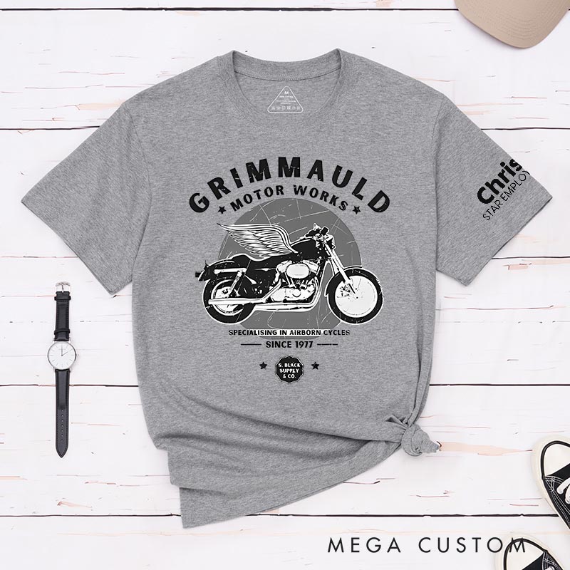 Personalized Motorcycle Magic Movie Classic T-Shirts Magic Movie and Book Tshirt for Film Lovers Book Worms