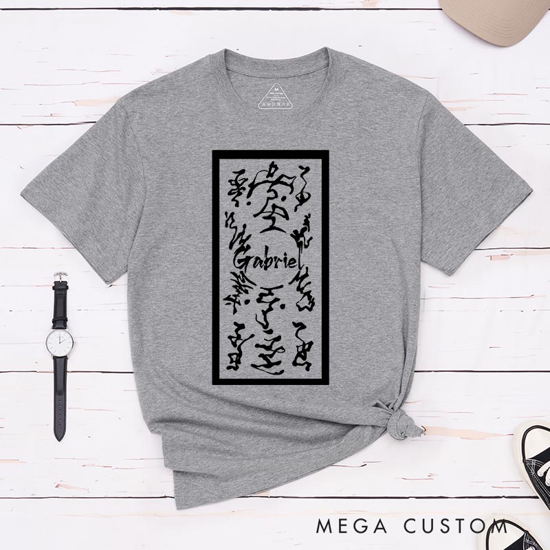 Personalized Anime Ninja Explosive Tag Classic T-Shirts Japanese Manga Tshirt Comic Shirt for Anime Lovers