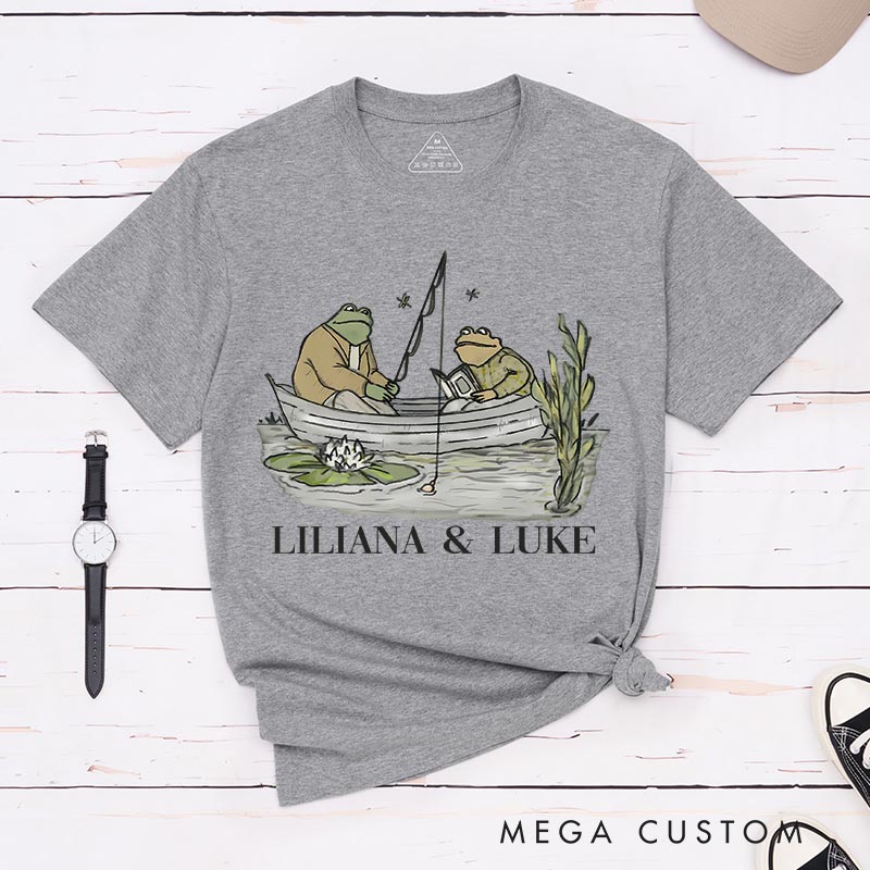 Personalized 90s Frog Artist Classic T-Shirts Retro Vintage Graphic Tshirt Art Lover Illustration Shirt