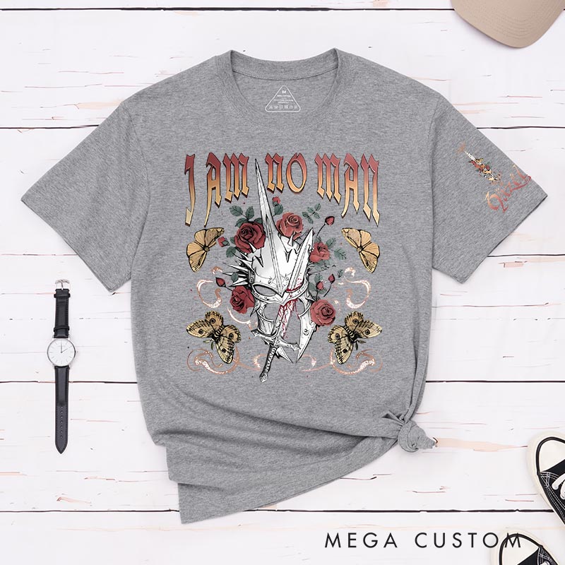 Personalized I Am No Man Movie Classic T-Shirts Fantasy Feminism Movie Tshirt for Movie Lovers