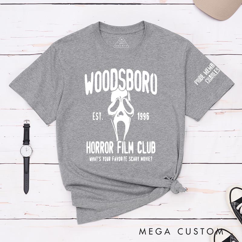 Personalized Horror Film Club Classic T-Shirts Horror Movie Tshirt Vintage Horror Movie Shirt