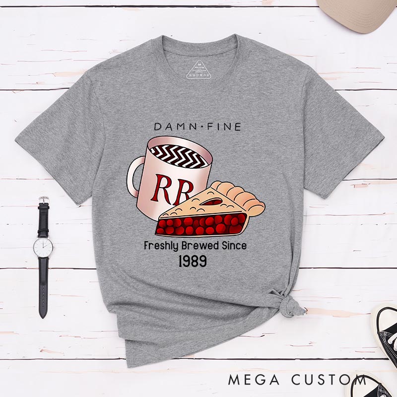 Personalized Damn Fine Coffee Movie Classic T-Shirts Horror TV Show Tshirt Horror TV Series Shirt