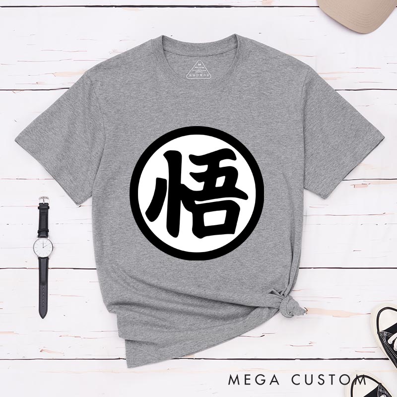Personalized Retro Anime Sign Classic T-Shirts Japanese Manga Comic Tshirt for Anime Lovers
