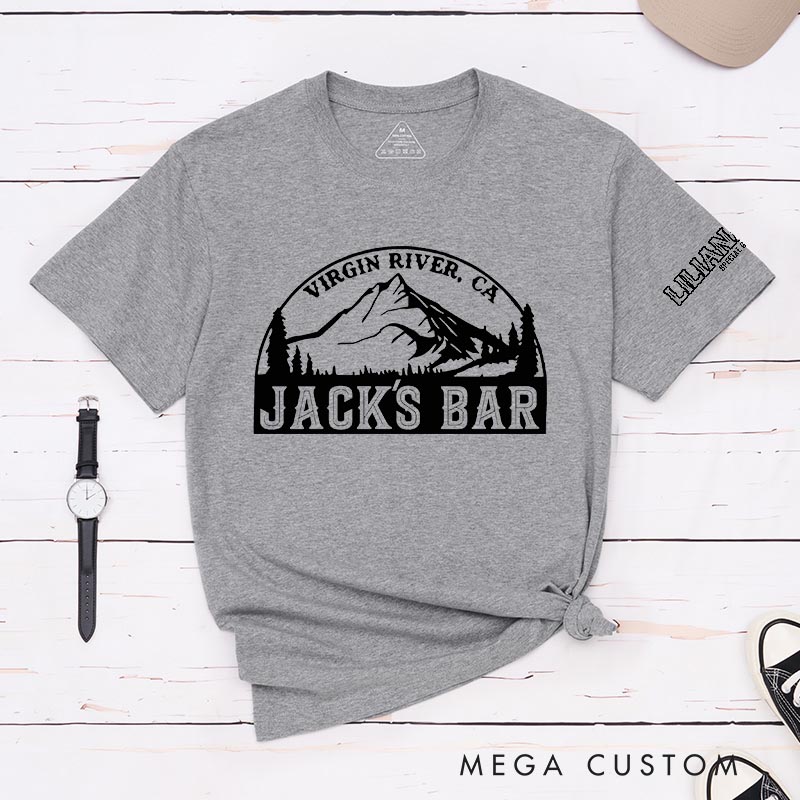 Personalized Jack's Bar Retro TV Show Classic T-Shirts Romantic TV Series Movie Tshirt