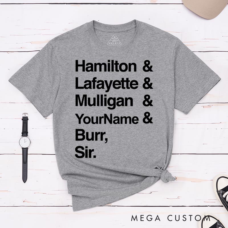 Personalized Musical Names Classic T-Shirts for Musical Lover Tshirt Musical Fan Independence Day